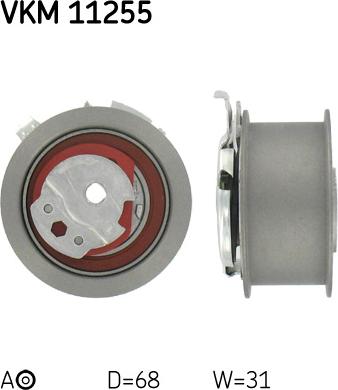 SKF VKM 11255 - Spannrolle, Zahnriemen alexcarstop-ersatzteile.com