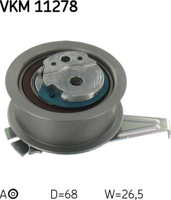 SKF VKM 11278 - Spannrolle, Zahnriemen alexcarstop-ersatzteile.com