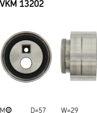 SKF VKM 13202 - Spannrolle, Zahnriemen alexcarstop-ersatzteile.com