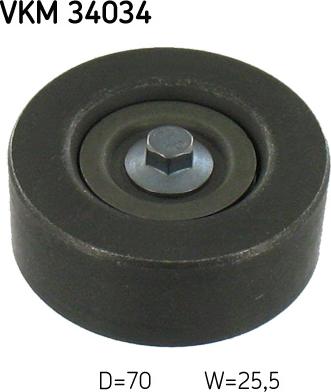 SKF VKM 34034 - Umlenk / Führungsrolle, Keilrippenriemen alexcarstop-ersatzteile.com