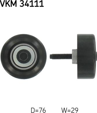 SKF VKM 34111 - Umlenk / Führungsrolle, Keilrippenriemen alexcarstop-ersatzteile.com