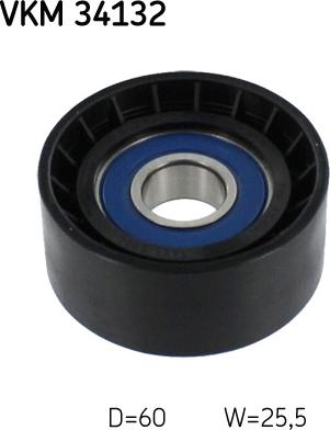 SKF VKM 34132 - Umlenk / Führungsrolle, Keilrippenriemen alexcarstop-ersatzteile.com