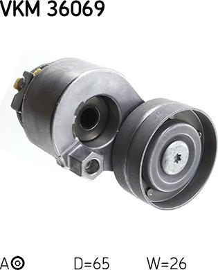 SKF VKM 36069 - Umlenk / Führungsrolle, Keilrippenriemen alexcarstop-ersatzteile.com