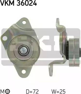 SKF VKM 36024 - Umlenk / Führungsrolle, Keilrippenriemen alexcarstop-ersatzteile.com