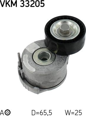 SKF VKM 33205 - Umlenk / Führungsrolle, Keilrippenriemen alexcarstop-ersatzteile.com