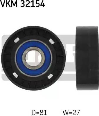 SKF VKM 32154 - Umlenk / Führungsrolle, Keilrippenriemen alexcarstop-ersatzteile.com