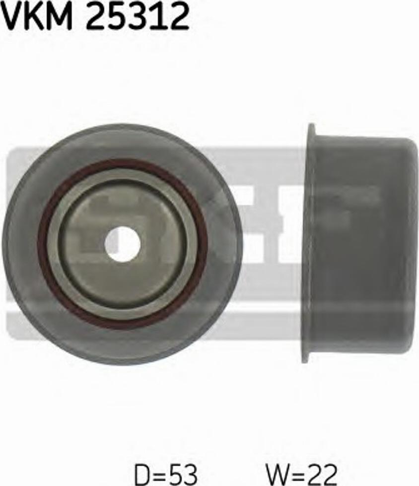 SKF VKM 25312 - Umlenk / Führungsrolle, Zahnriemen alexcarstop-ersatzteile.com