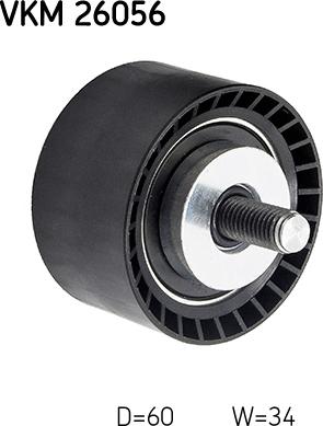 SKF VKM 26056 - Umlenk / Führungsrolle, Zahnriemen alexcarstop-ersatzteile.com