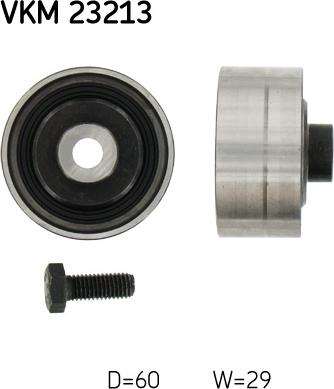 SKF VKM 23213 - Umlenk / Führungsrolle, Zahnriemen alexcarstop-ersatzteile.com