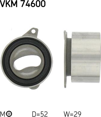 SKF VKM 74600 - Spannrolle, Zahnriemen alexcarstop-ersatzteile.com