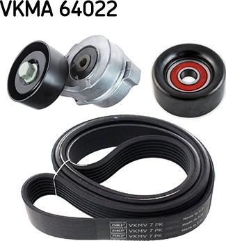 SKF VKMA 64022 - Keilrippenriemensatz alexcarstop-ersatzteile.com