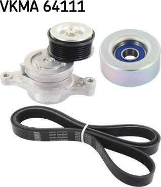 SKF VKMA 64111 - Keilrippenriemensatz alexcarstop-ersatzteile.com