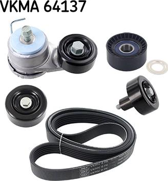 SKF VKMA 64137 - Keilrippenriemensatz alexcarstop-ersatzteile.com