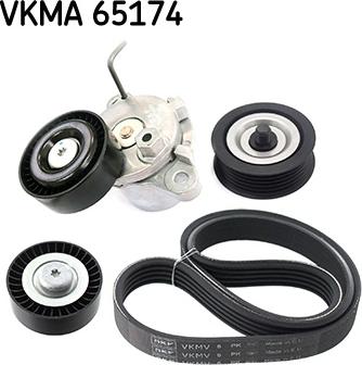 SKF VKMA 65174 - Keilrippenriemensatz alexcarstop-ersatzteile.com