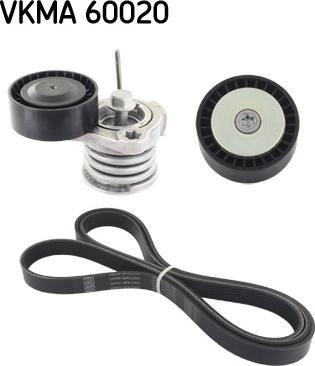 SKF VKMA 60020 - Keilrippenriemensatz alexcarstop-ersatzteile.com