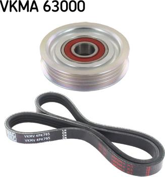 SKF VKMA 63000 - Keilrippenriemensatz alexcarstop-ersatzteile.com