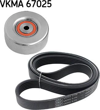 SKF VKMA 67025 - Keilrippenriemensatz alexcarstop-ersatzteile.com