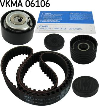 SKF VKMA 06106 - Zahnriemensatz alexcarstop-ersatzteile.com