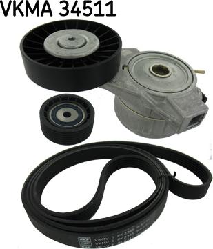 SKF VKMA 34511 - Keilrippenriemensatz alexcarstop-ersatzteile.com