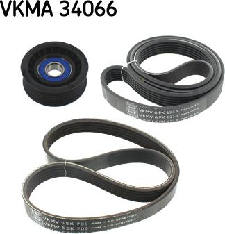 SKF VKMA 34066 - Keilrippenriemensatz alexcarstop-ersatzteile.com