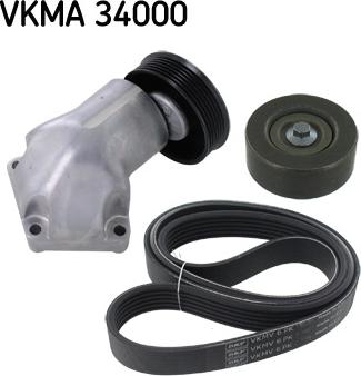 SKF VKMA 34000 - Keilrippenriemensatz alexcarstop-ersatzteile.com