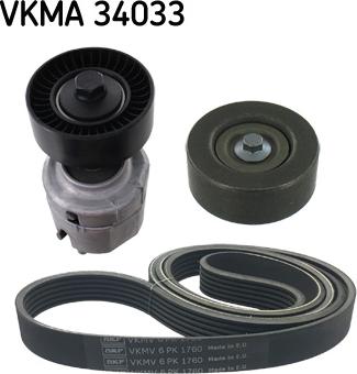 SKF VKMA 34033 - Keilrippenriemensatz alexcarstop-ersatzteile.com