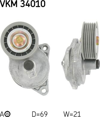 SKF VKMA 34101 - Keilrippenriemensatz alexcarstop-ersatzteile.com