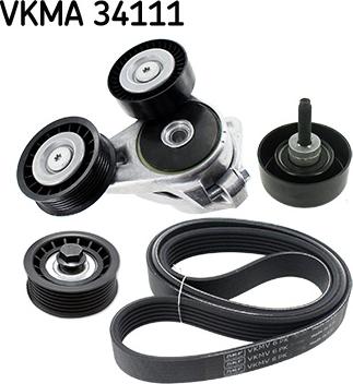 SKF VKMA 34111 - Keilrippenriemensatz alexcarstop-ersatzteile.com