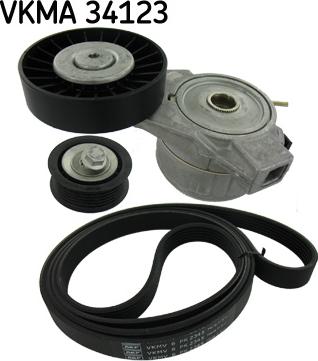 SKF VKMA 34123 - Keilrippenriemensatz alexcarstop-ersatzteile.com