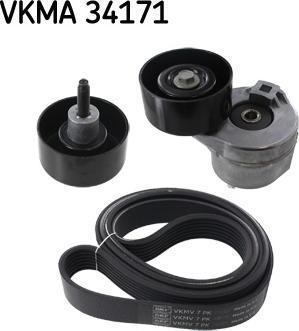 SKF VKMA 34171 - Keilrippenriemensatz alexcarstop-ersatzteile.com