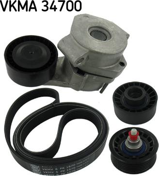 SKF VKMA 34700 - Keilrippenriemensatz alexcarstop-ersatzteile.com