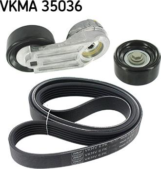 SKF VKMA 35036 - Keilrippenriemensatz alexcarstop-ersatzteile.com