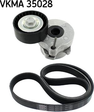 SKF VKMA 35028 - Keilrippenriemensatz alexcarstop-ersatzteile.com