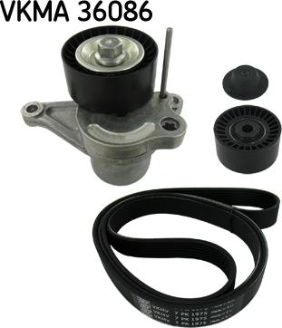 SKF VKMA 36086 - Keilrippenriemensatz alexcarstop-ersatzteile.com