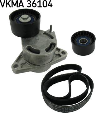 SKF VKMA 36104 - Keilrippenriemensatz alexcarstop-ersatzteile.com