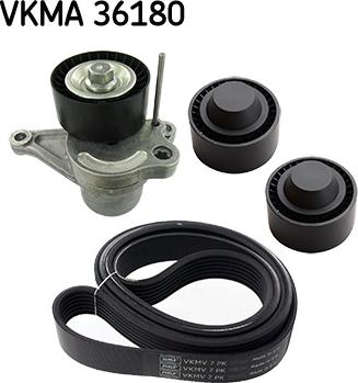 SKF VKMA 36180 - Keilrippenriemensatz alexcarstop-ersatzteile.com