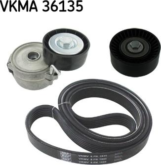 SKF VKMA 36135 - Keilrippenriemensatz alexcarstop-ersatzteile.com