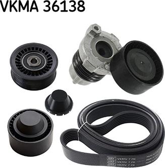 SKF VKMA 36138 - Keilrippenriemensatz alexcarstop-ersatzteile.com