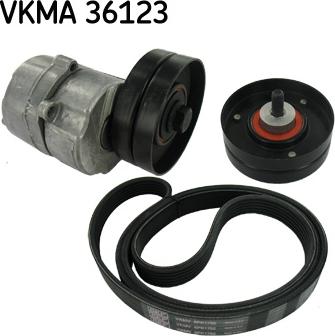 SKF VKMA 36123 - Keilrippenriemensatz alexcarstop-ersatzteile.com