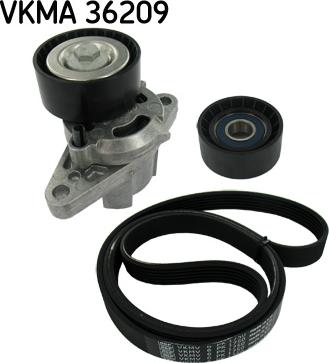 SKF VKMA 36209 - Keilrippenriemensatz alexcarstop-ersatzteile.com