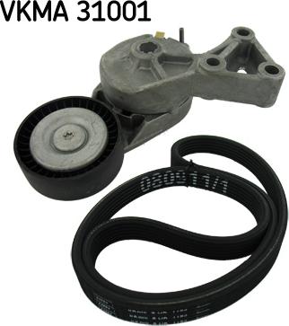 SKF VKMA 31001 - Keilrippenriemensatz alexcarstop-ersatzteile.com