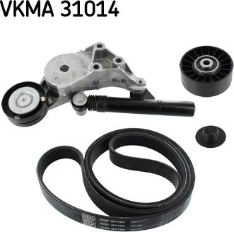 SKF VKMA 31014 - Keilrippenriemensatz alexcarstop-ersatzteile.com