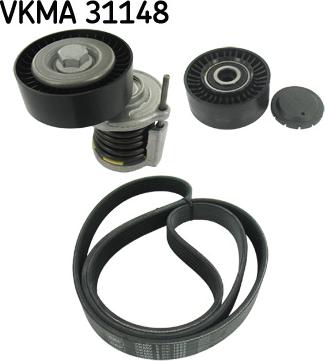 SKF VKMA 31148 - Keilrippenriemensatz alexcarstop-ersatzteile.com