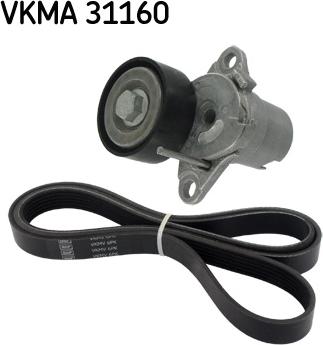 SKF VKMA 31160 - Keilrippenriemensatz alexcarstop-ersatzteile.com