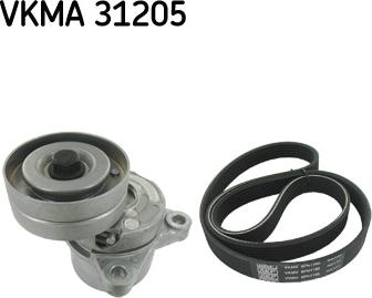 SKF VKMA 31205 - Keilrippenriemensatz alexcarstop-ersatzteile.com