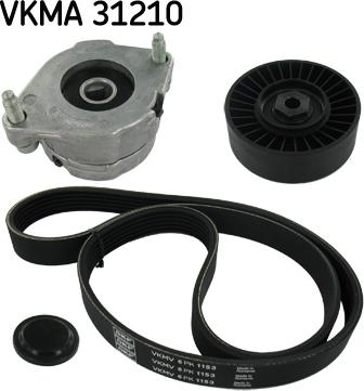 SKF VKMA 31210 - Keilrippenriemensatz alexcarstop-ersatzteile.com