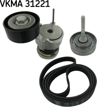 SKF VKMA 31221 - Keilrippenriemensatz alexcarstop-ersatzteile.com