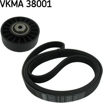 SKF VKMA 38001 - Keilrippenriemensatz alexcarstop-ersatzteile.com