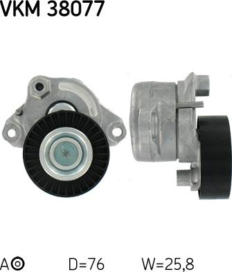 SKF VKMA 38078 - Keilrippenriemensatz alexcarstop-ersatzteile.com