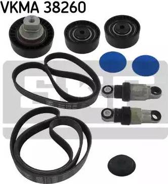 SKF VKMA 38260 - Keilrippenriemensatz alexcarstop-ersatzteile.com